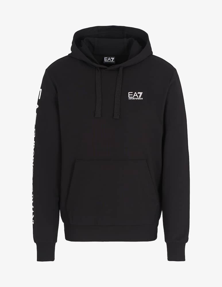rinascente EA7 Felpa cappuccio logo manica