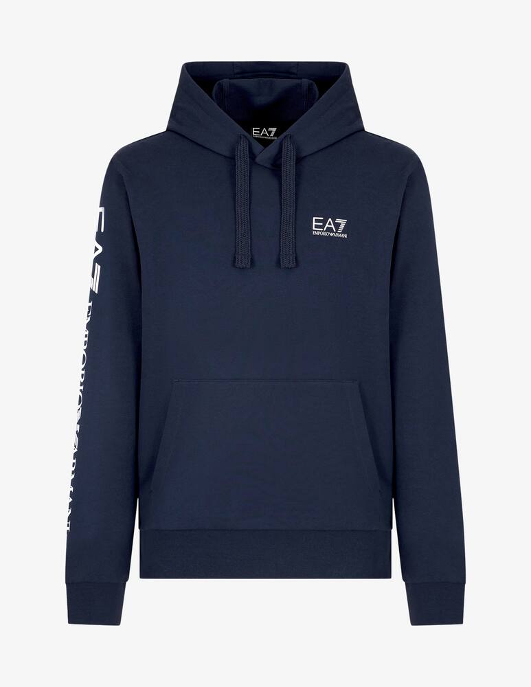 rinascente EA7 Felpa logo manica cappuccio