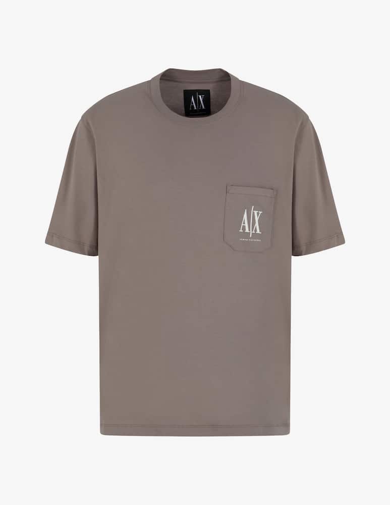 rinascente Armani Exchange T-shirt con tasca ricamata