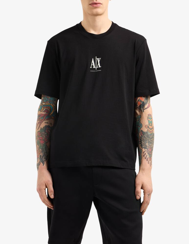 Armani Exchange T-shirt logo centrale icon - immagine 1 Armani Exchange T-shirt logo centrale icon - immagine 1