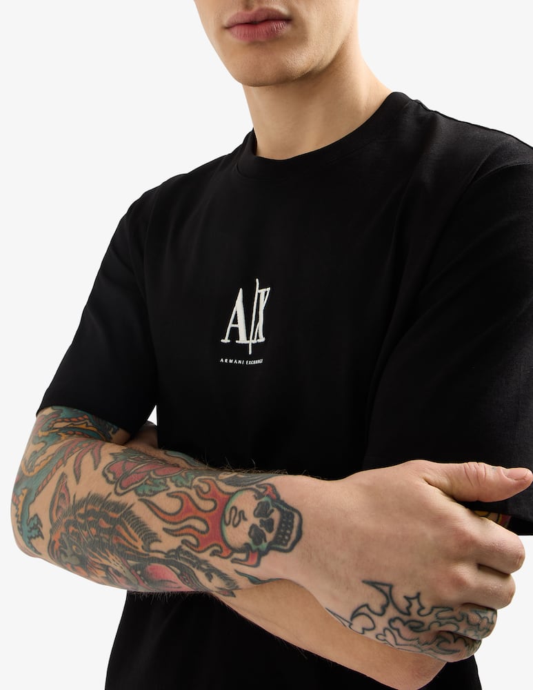 Armani Exchange T-shirt logo centrale icon - immagine 4 Armani Exchange T-shirt logo centrale icon - immagine 4