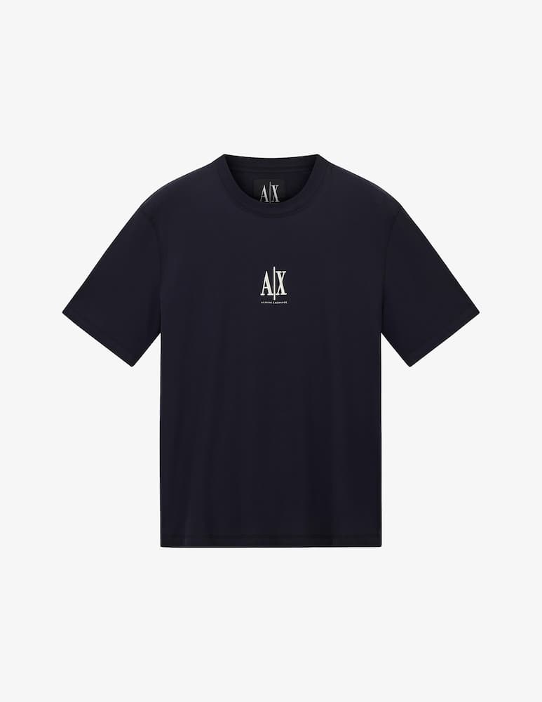 Armani Exchange T-shirt regular con logo ricamo - immagine 5 Armani Exchange T-shirt regular con logo ricamo - immagine 5