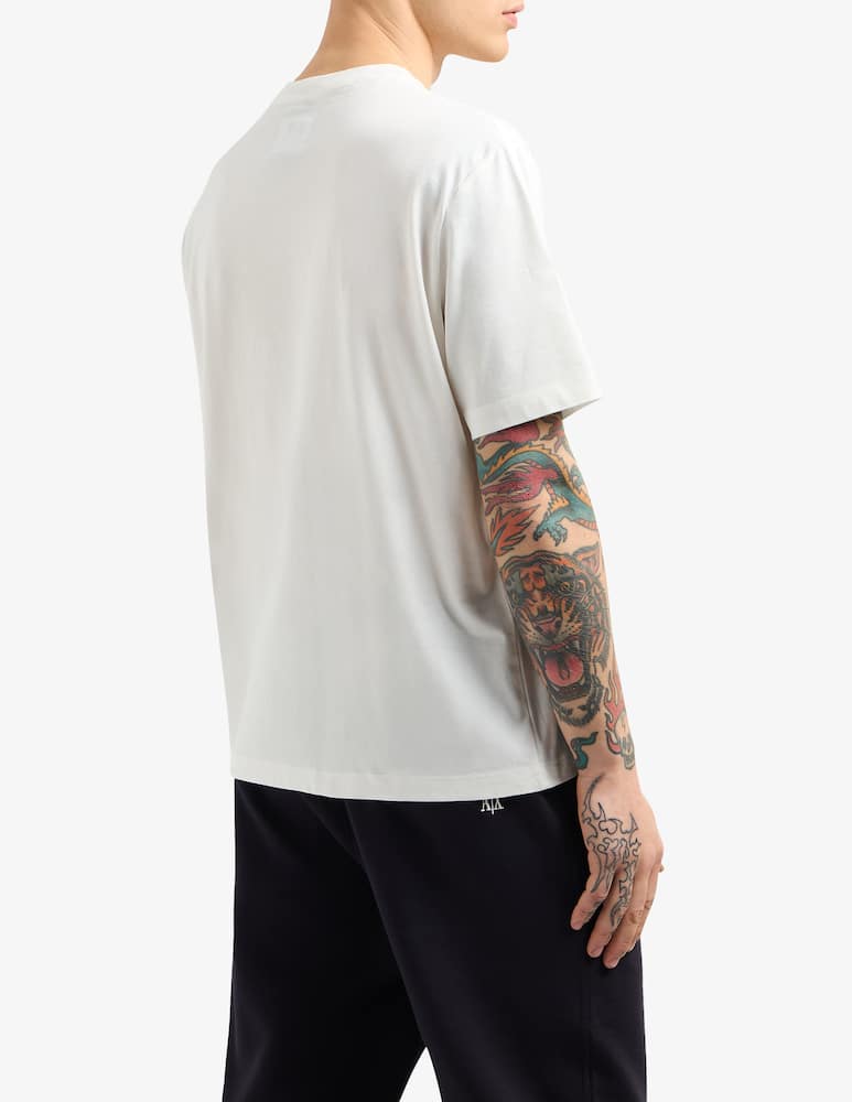 Armani Exchange T-shirt con logo ricamato - immagine 3 Armani Exchange T-shirt con logo ricamato - immagine 3