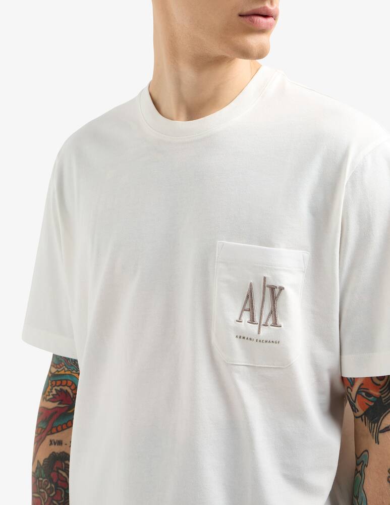 rinascente Armani Exchange T-shirt con logo ricamato