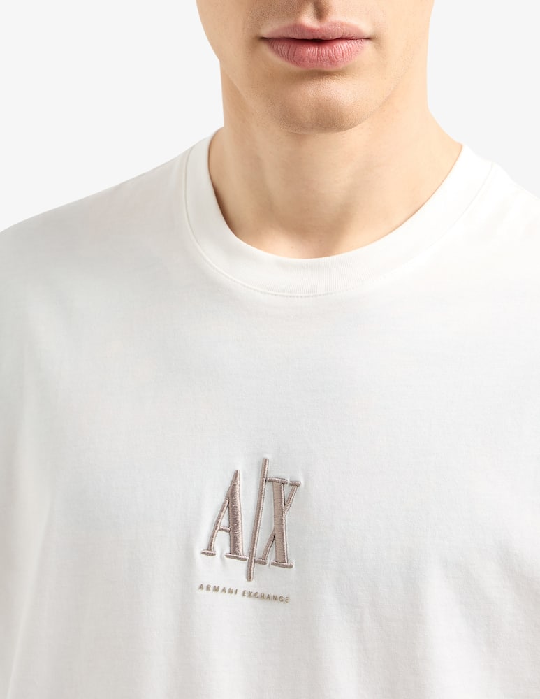 Armani Exchange T-shirt regular logo centrale - immagine 4 Armani Exchange T-shirt regular logo centrale - immagine 4
