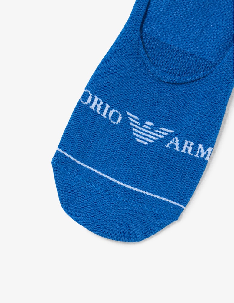 rinascente Emporio Armani Logo footie socks