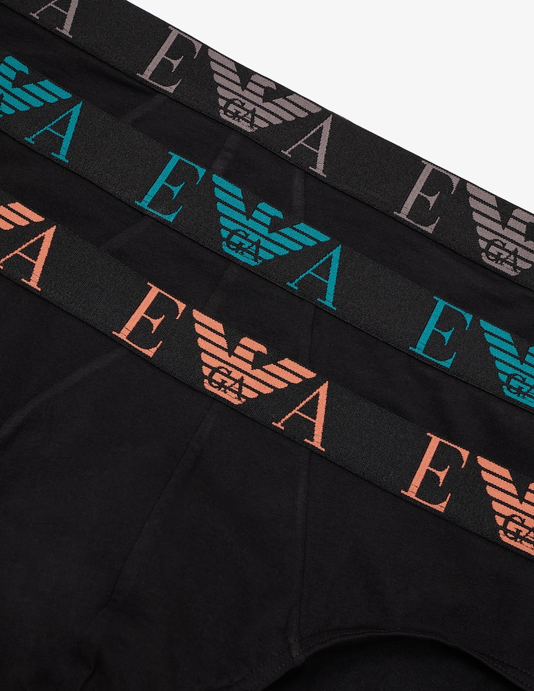rinascente Emporio Armani 3-packslip monogram bold
