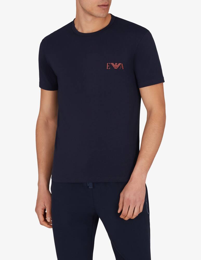 rinascente Emporio Armani Monogram crew neck t-shirt 2 pack