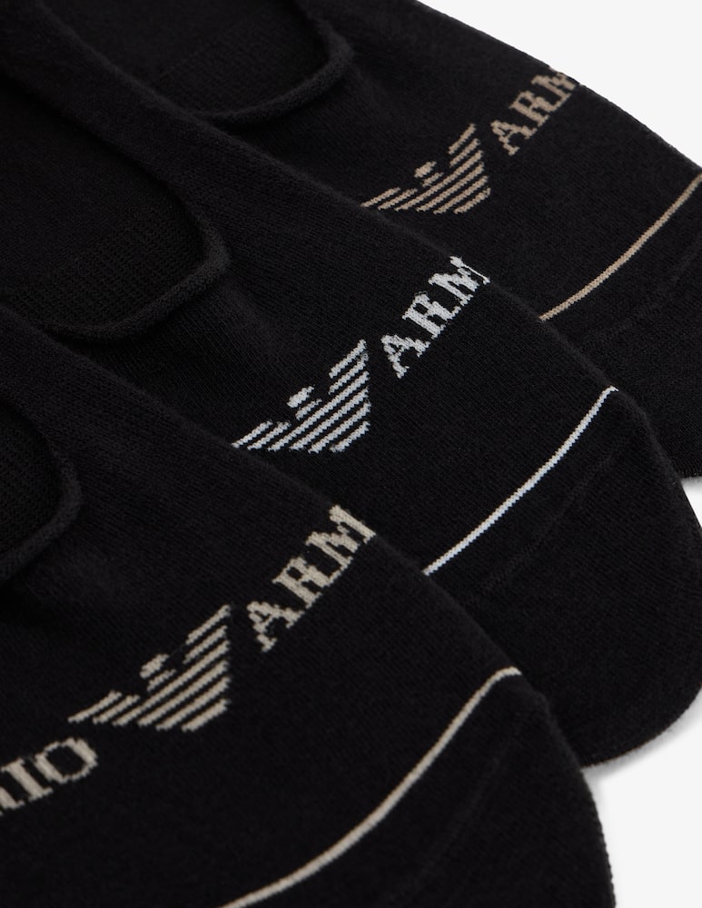 Emporio Armani Logo footie socks - picture 2 Emporio Armani Logo footie socks - picture 2