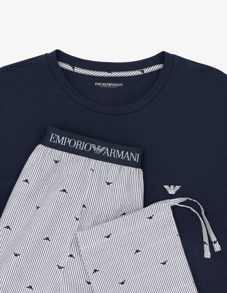 rinascente Emporio Armani Set pigiama corto tessuto