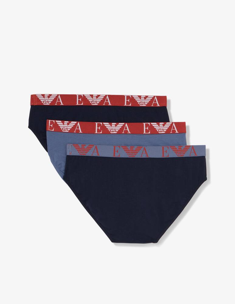 rinascente Emporio Armani 3-Pack slip monogram
