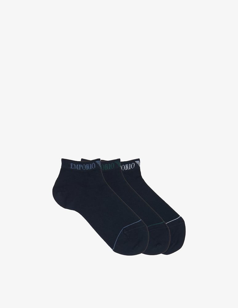 rinascente Emporio Armani Extended logo sneaker socks