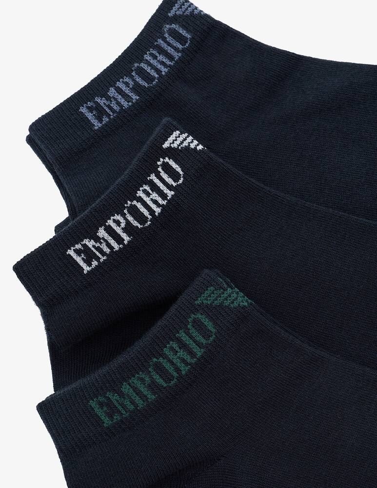 rinascente Emporio Armani Extended logo sneaker socks