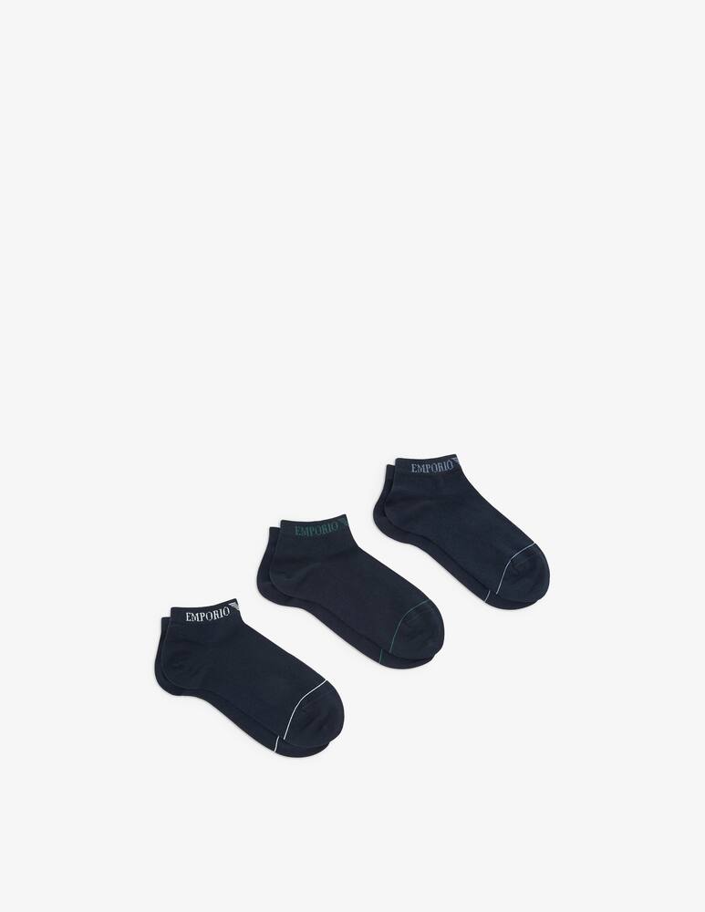 rinascente Emporio Armani Extended logo sneaker socks