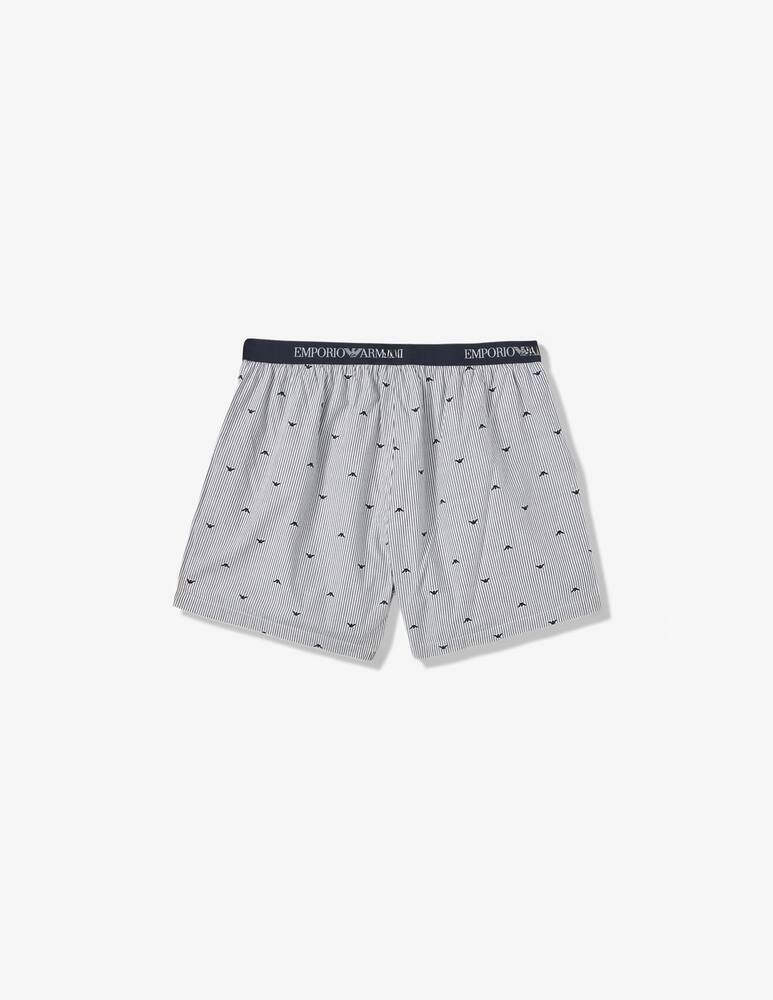 rinascente Emporio Armani Yarn dyed woven boxer