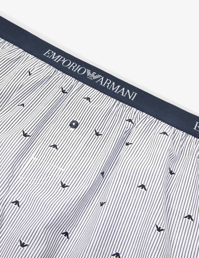 rinascente Emporio Armani Yarn dyed woven boxer