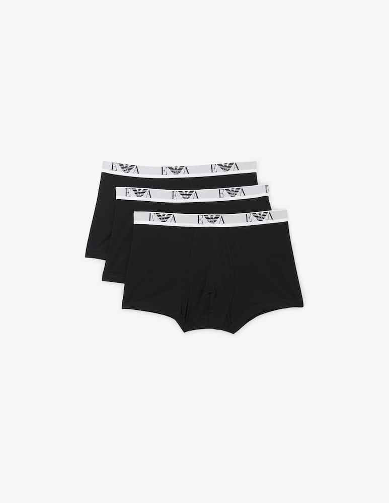 rinascente Emporio Armani Bold monogram boxer trio