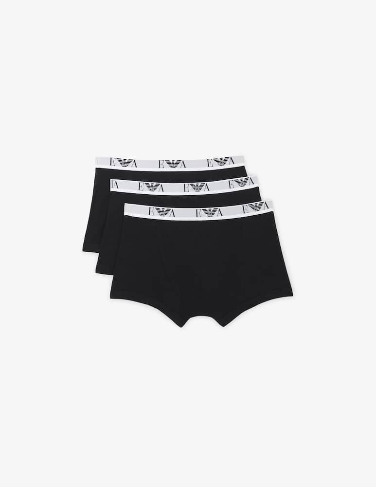rinascente Emporio Armani Bold monogram boxer trio