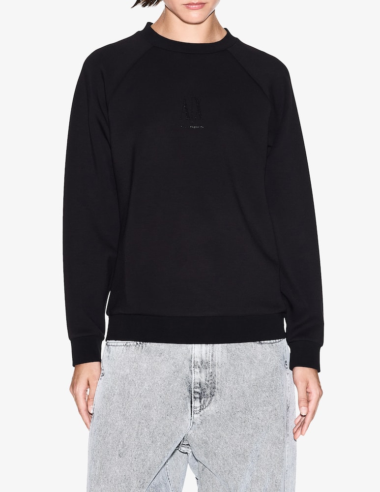 Armani Exchange Felpa girocollo con logo - immagine 1 Armani Exchange Felpa girocollo con logo - immagine 1