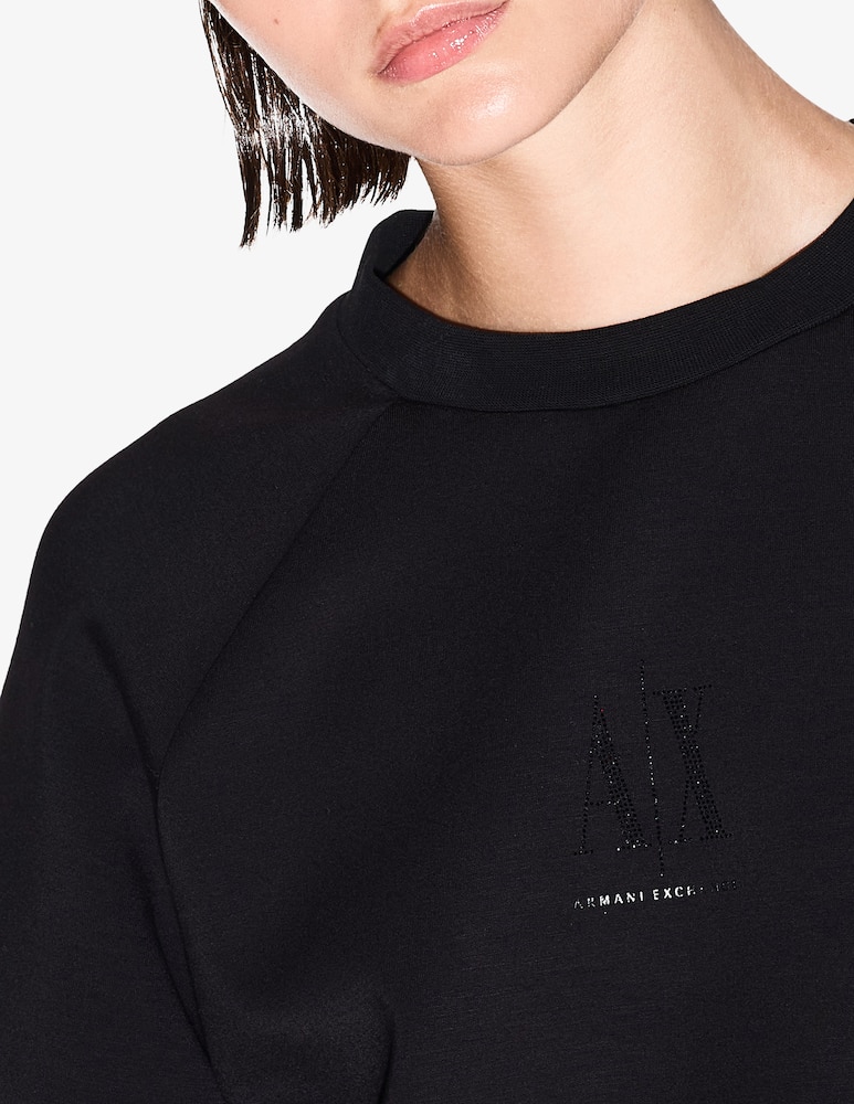 Armani Exchange Felpa girocollo con logo - immagine 4 Armani Exchange Felpa girocollo con logo - immagine 4
