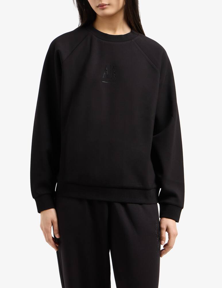 Armani Exchange Felpa logo sul petto - immagine 1 Armani Exchange Felpa logo sul petto - immagine 1