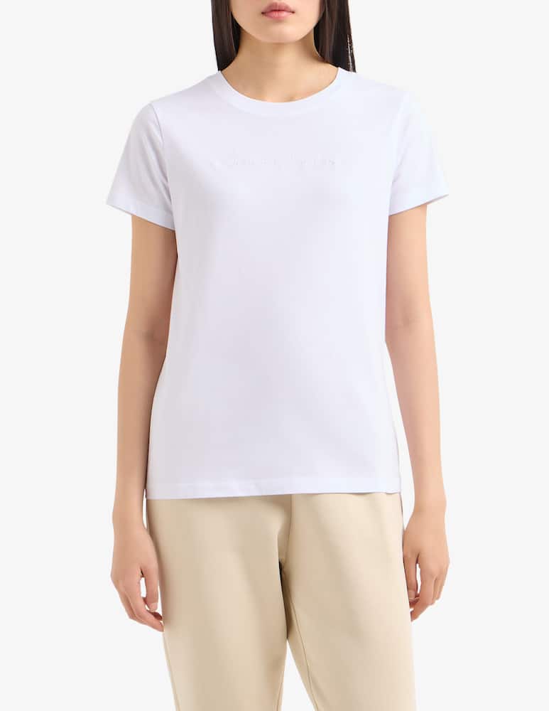 rinascente Armani Exchange Logo crewneck t-shirt