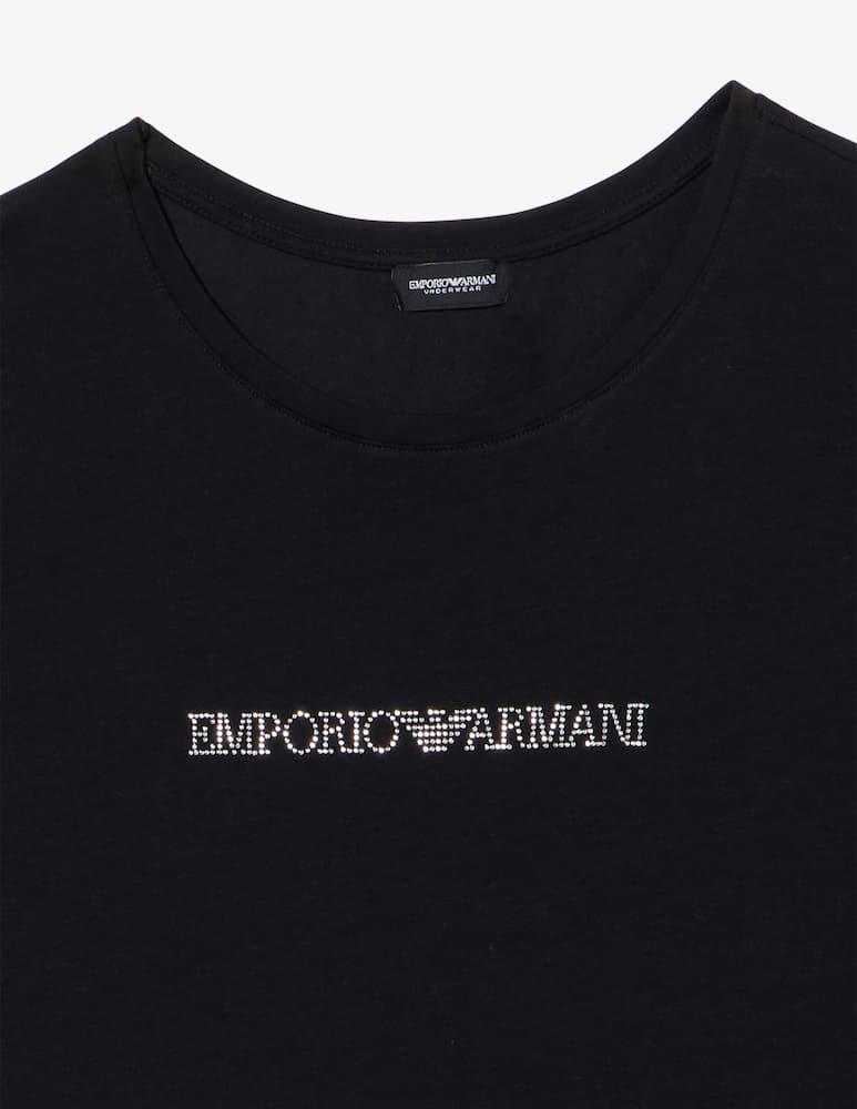 Emporio Armani Cotton crew neck t-shirt - picture 3 Emporio Armani Cotton crew neck t-shirt - picture 3