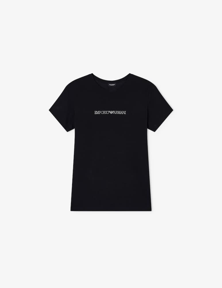 Emporio Armani Cotton crew neck t-shirt - picture 4 Emporio Armani Cotton crew neck t-shirt - picture 4