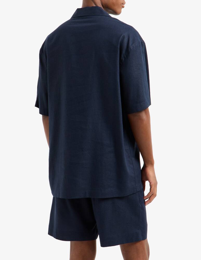 rinascente Emporio Armani Linen blend short-sleeve shirt