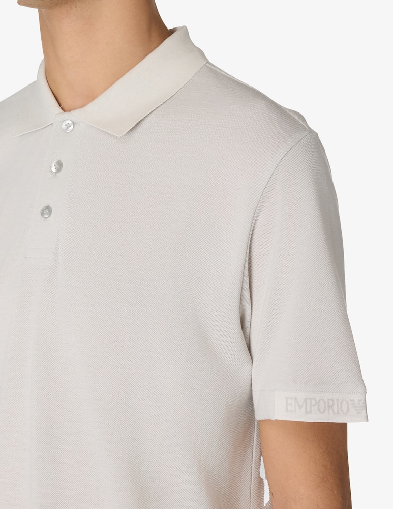 rinascente Emporio Armani Polo shirt with embroidery logo