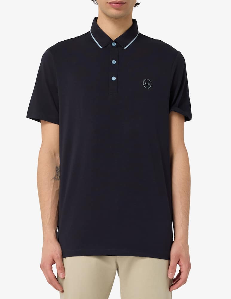 rinascente Armani Exchange Polo slim in jersey stretch