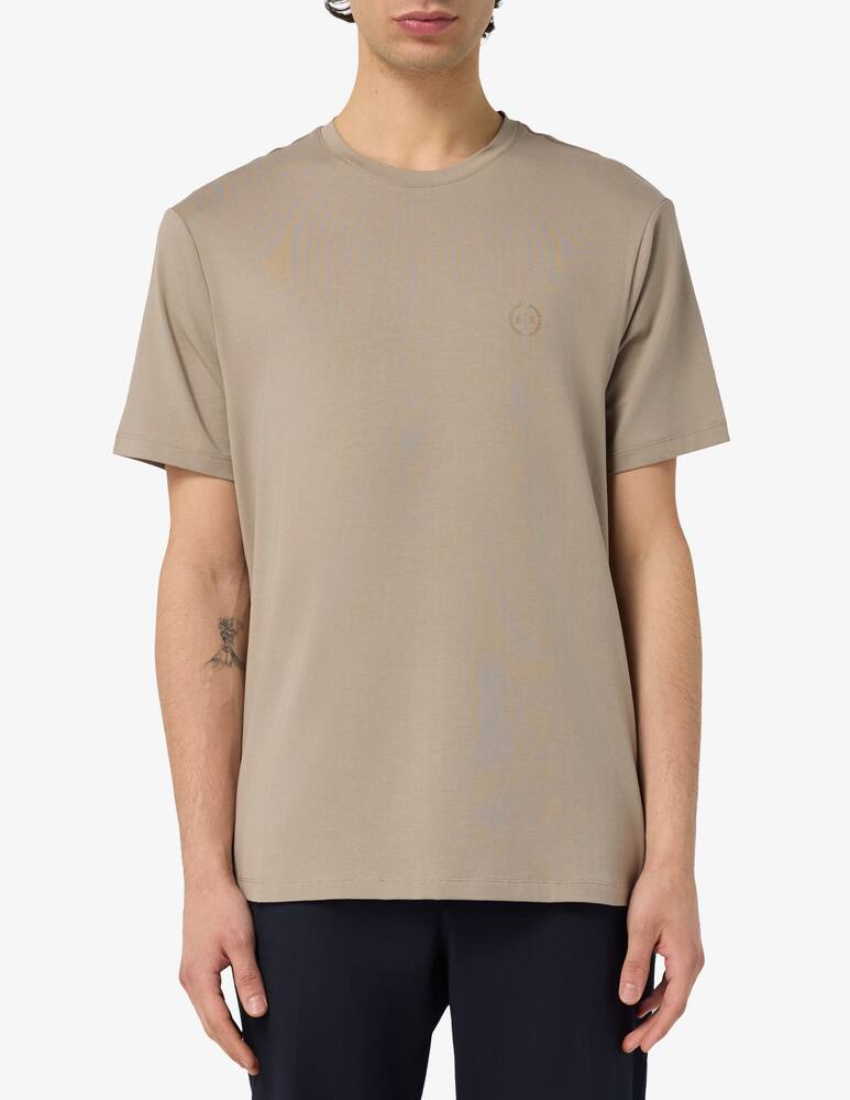 Armani Exchange T-shirt slim logo laterale - immagine 1