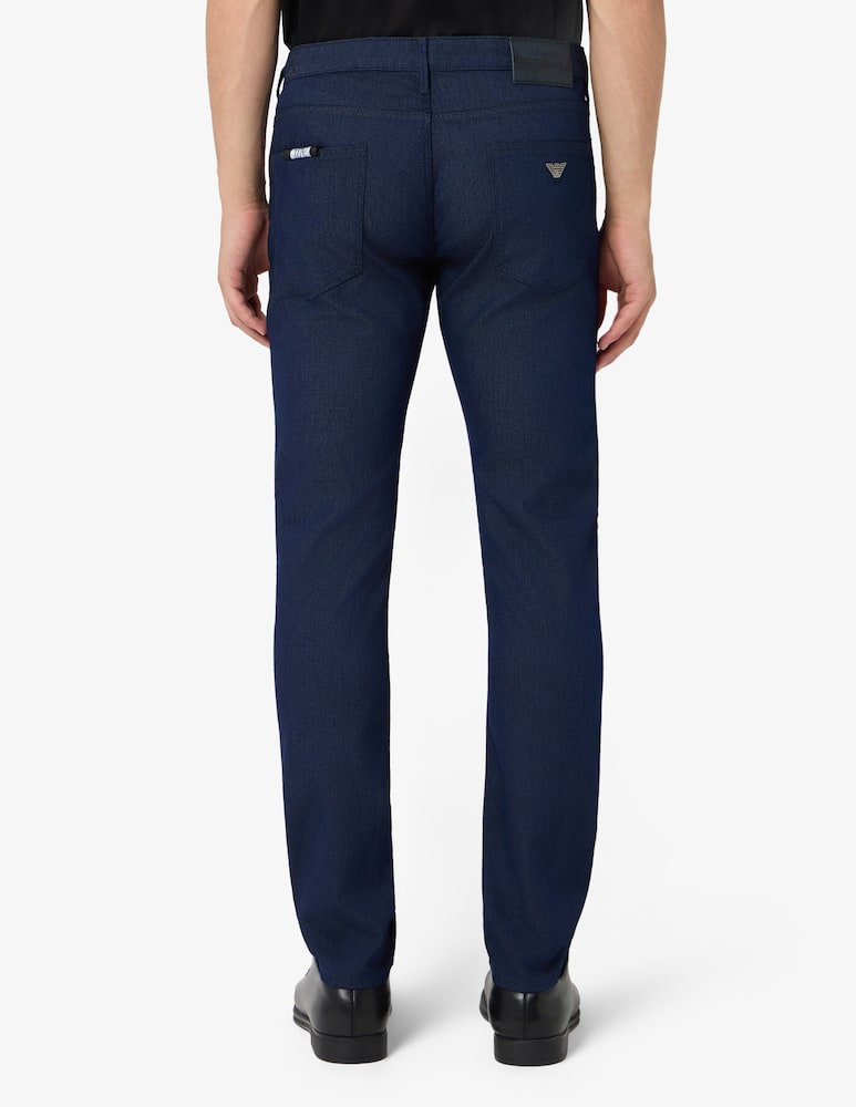 rinascente Emporio Armani Jeans slim puntinato