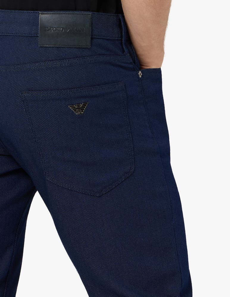 rinascente Emporio Armani Jeans slim puntinato