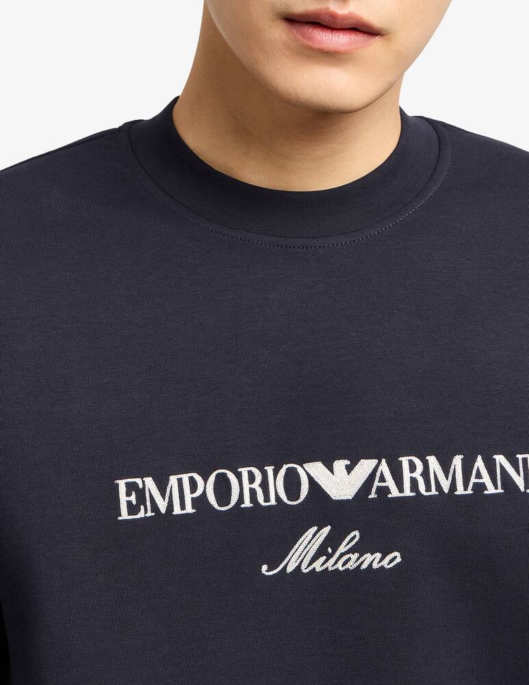 rinascente Emporio Armani Milano logo sweatshirt