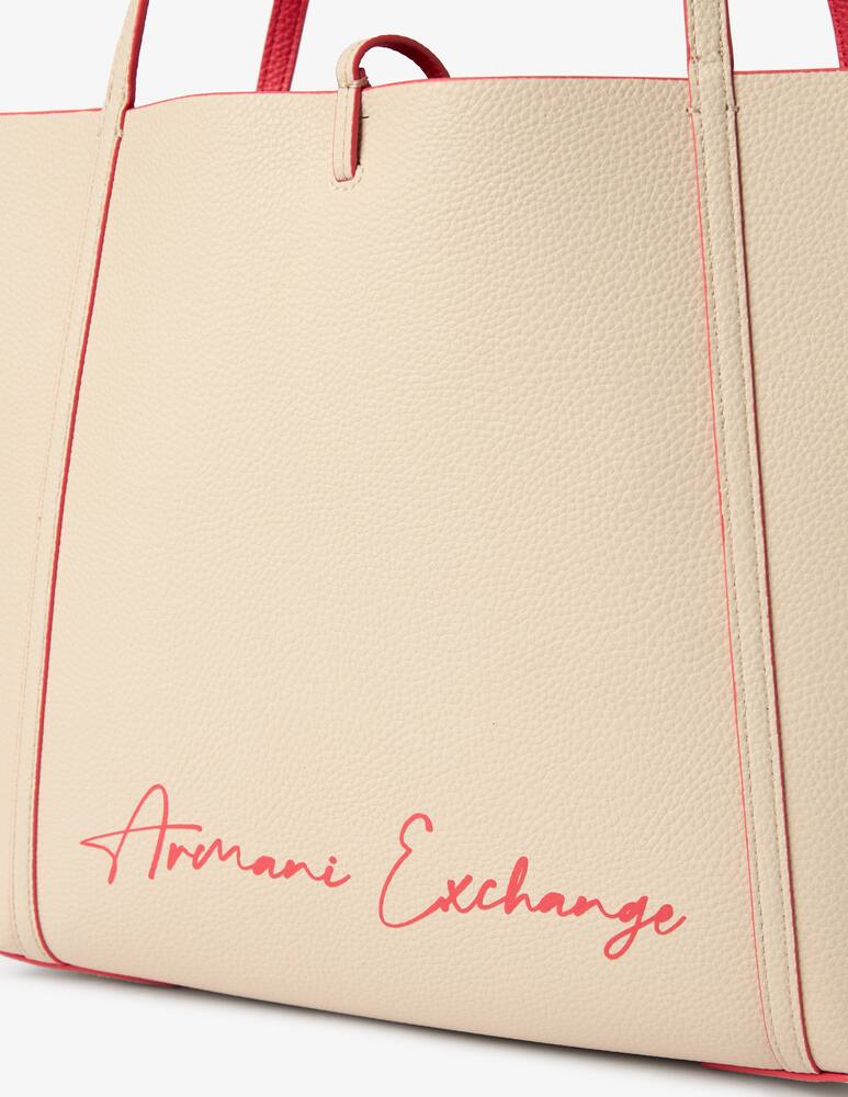 rinascente Armani Exchange Borsa shoppier reversibile