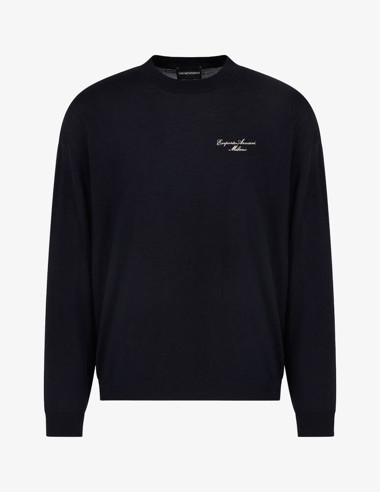 rinascente Emporio Armani Maglia lana lettering