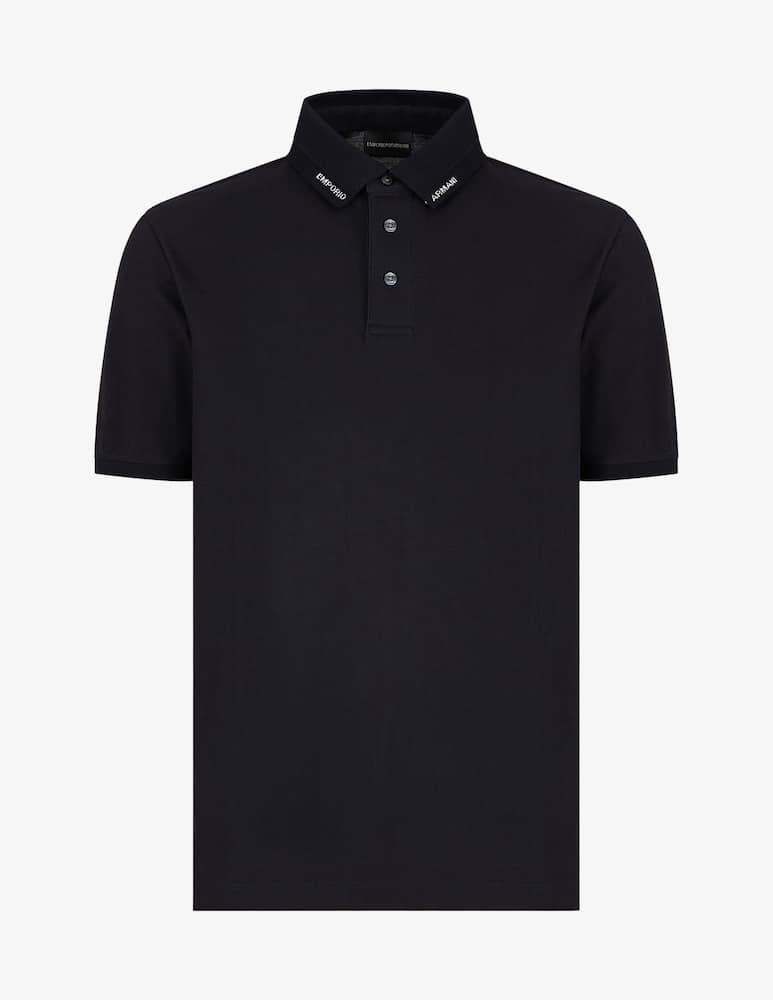 Emporio Armani Polo piquet con logo - immagine 1 Emporio Armani Polo piquet con logo - immagine 1