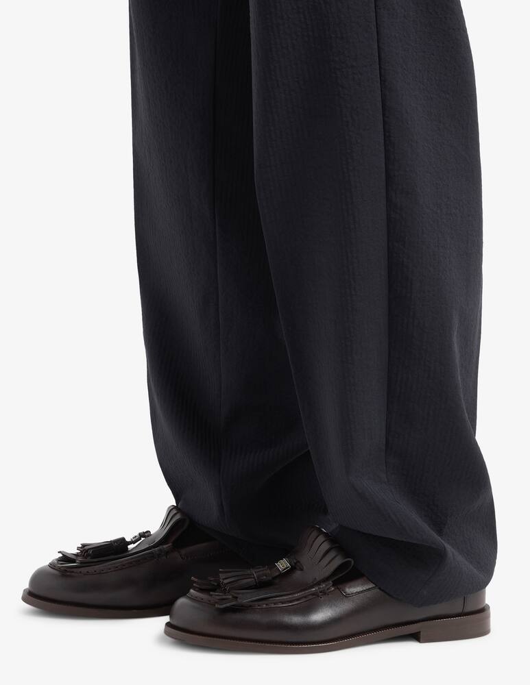 rinascente Emporio Armani Seersucker trousers