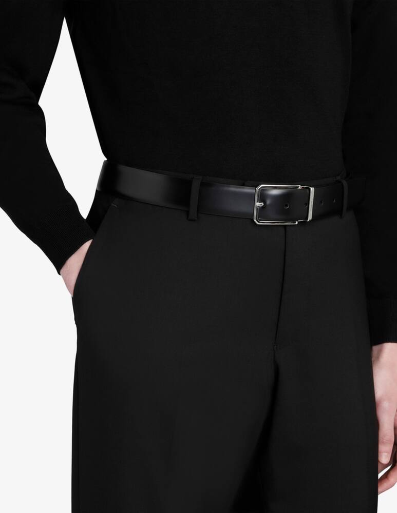 Santoni Leather belt with metal buckle - picture 2 Santoni Leather belt with metal buckle - picture 2