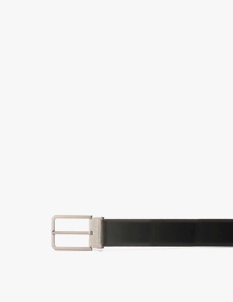 Santoni Leather belt with metal buckle - picture 4 Santoni Leather belt with metal buckle - picture 4