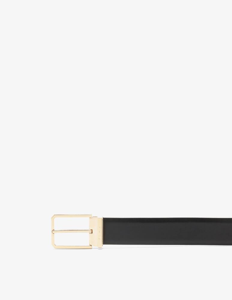 Santoni Leather belt with metal buckle - picture 3 Santoni Leather belt with metal buckle - picture 3