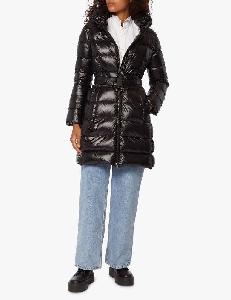 rinascente Add Piumino lungo con cappuccio e cintura