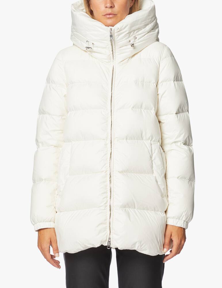 rinascente Add Hooded cape down jacket