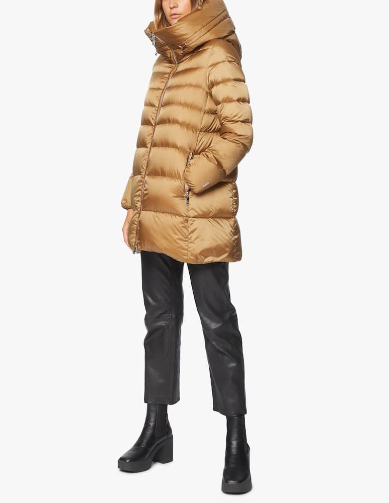 rinascente Add Piumino midi con cappuccio