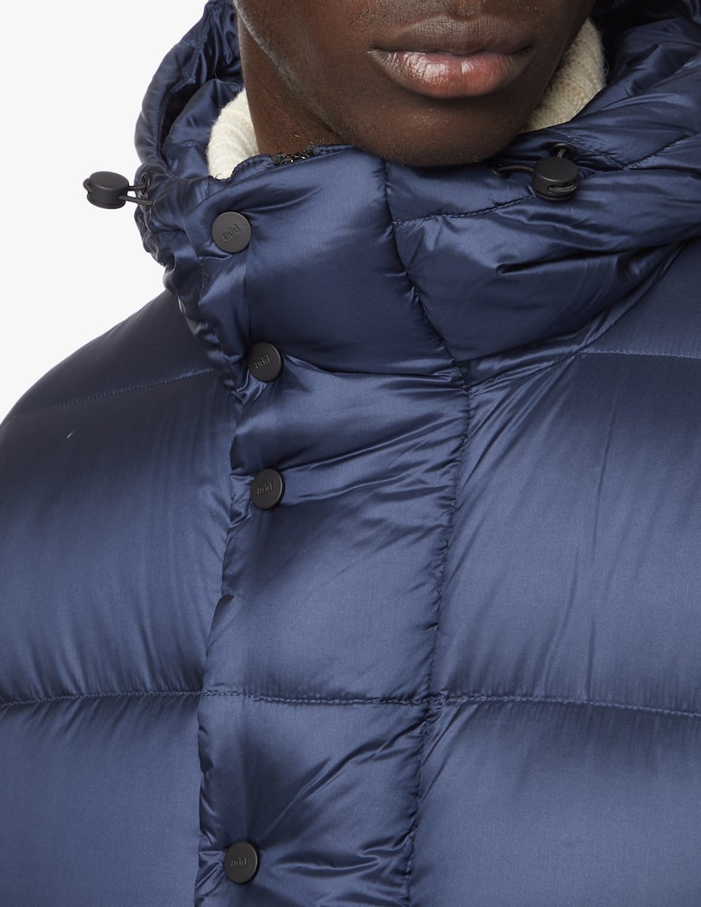 rinascente Add Hoody retro shimmer down jacket