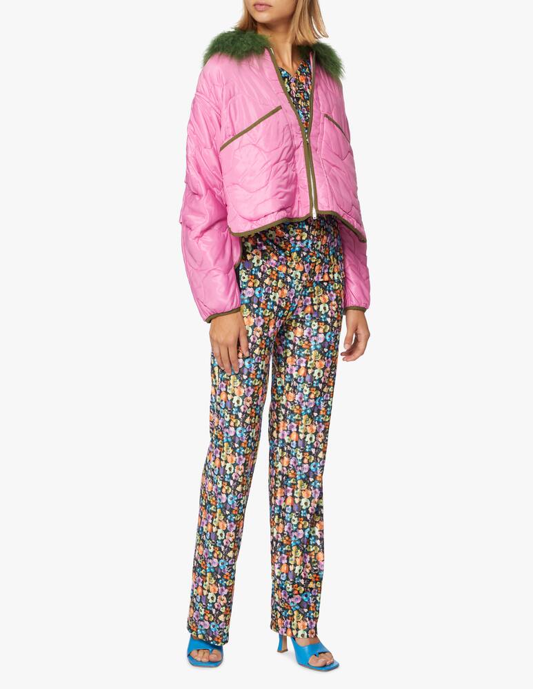 rinascente A44 Giacca corta trapuntata con collo staccabile