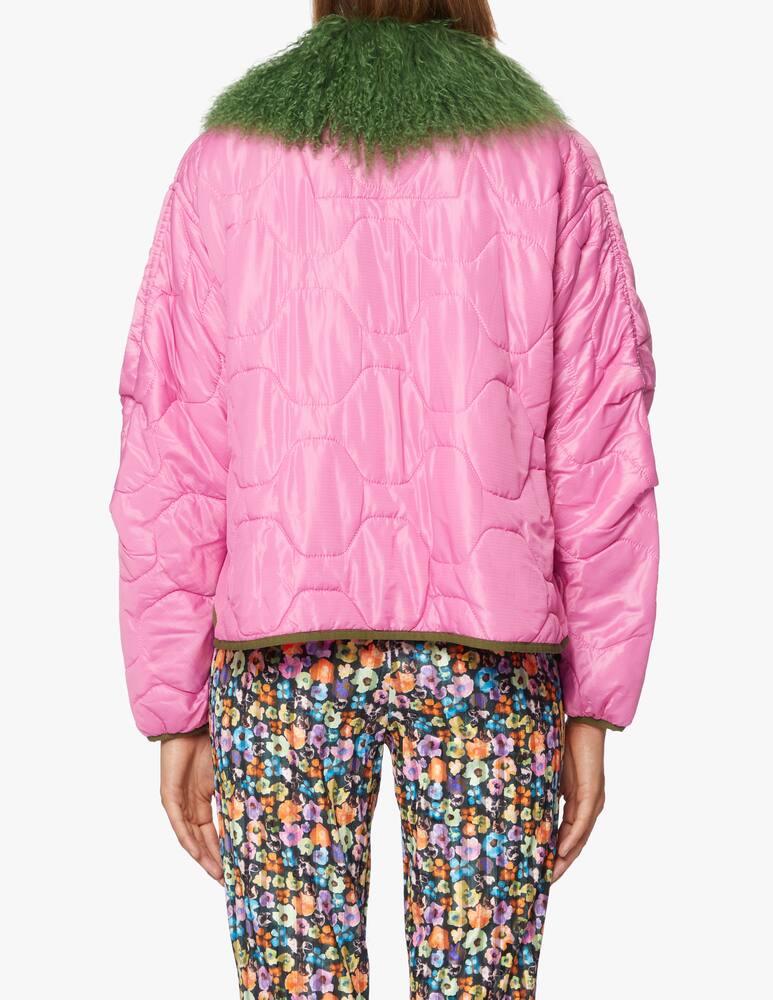 rinascente A44 Giacca corta trapuntata con collo staccabile