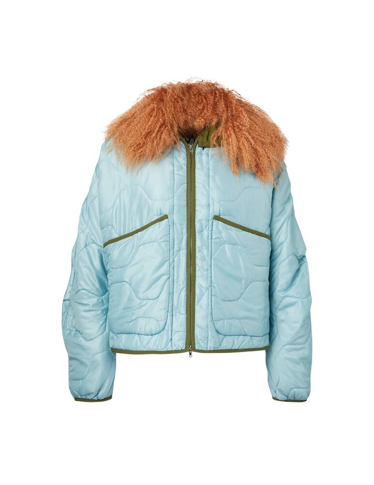 rinascente A44 Giacca corta trapuntata con collo staccabile