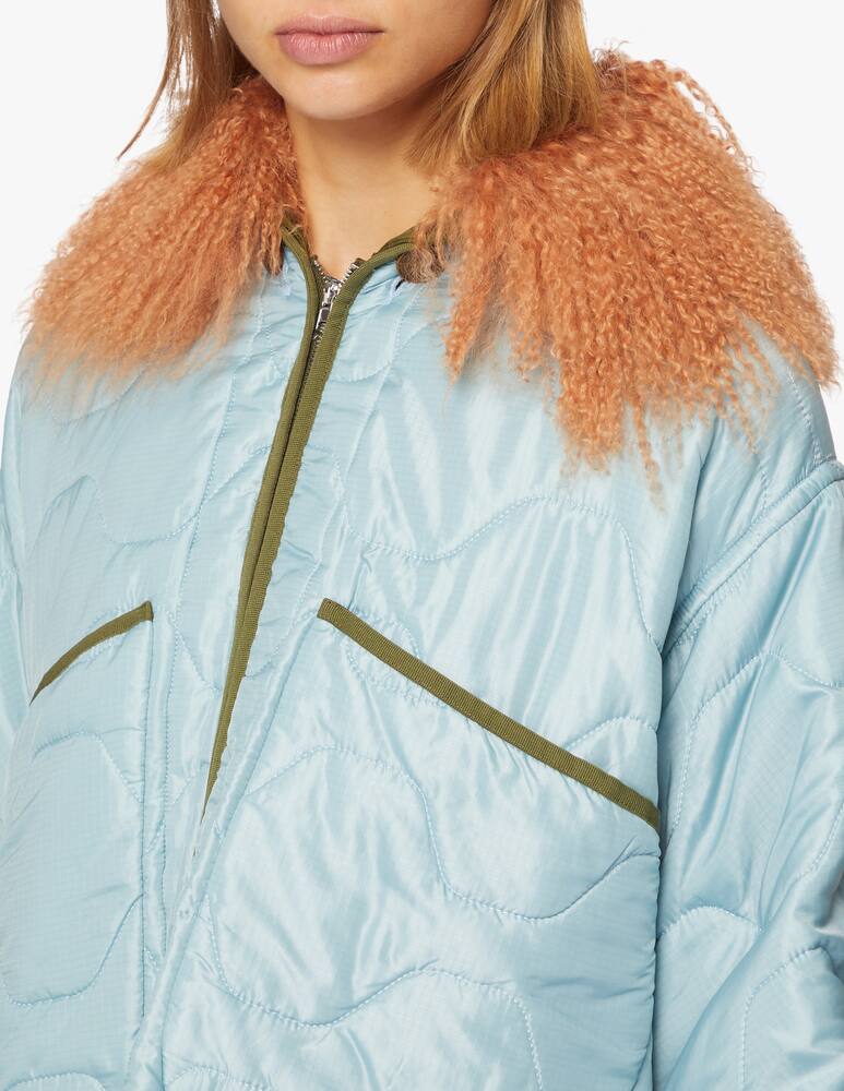 rinascente A44 Giacca corta trapuntata con collo staccabile